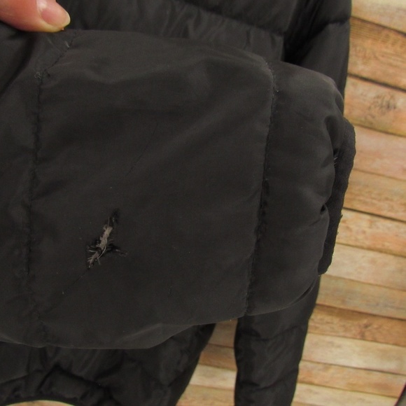 Eddie Bauer Black Zip Front Down Puffer Jacket Men's M - Picture 13 of 14